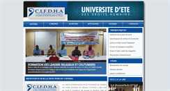 Desktop Screenshot of cifdha.org